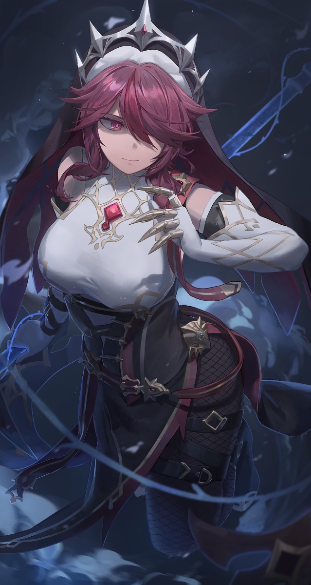 This is a pixiv picture whose title is Rosaria.