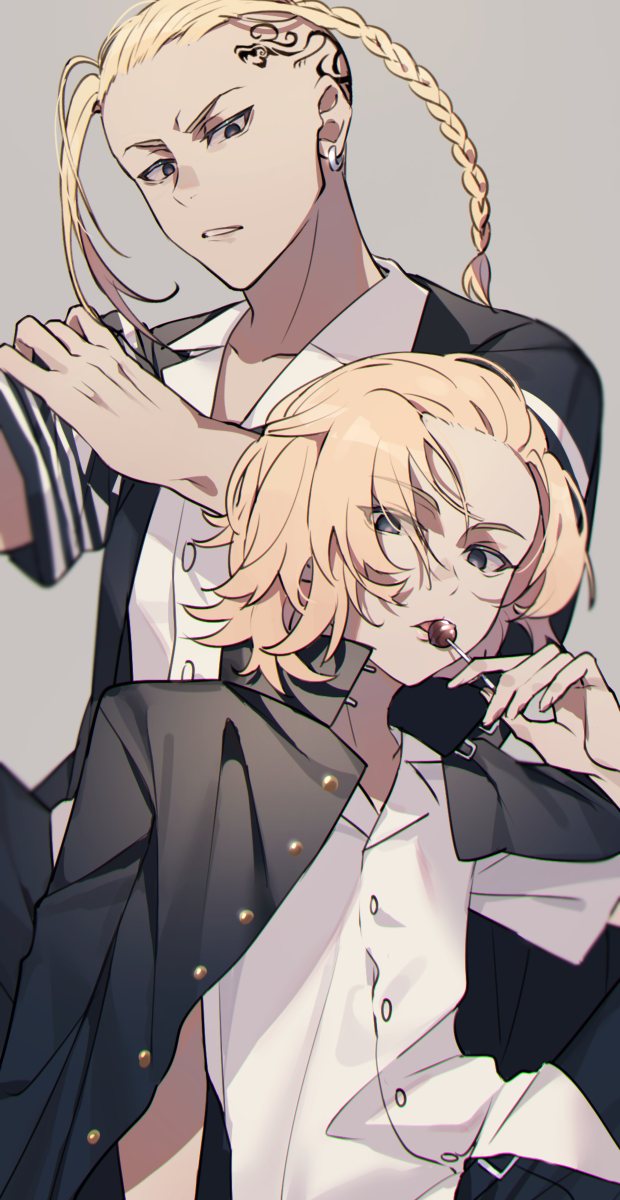 This is a pixiv picture whose title is 【東リべ】マイキーとドラケン.