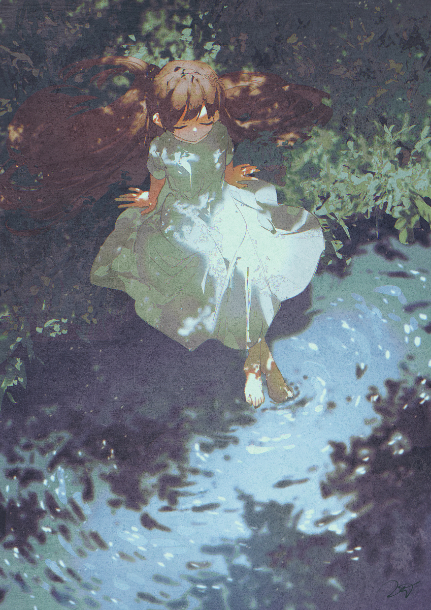 This is a pixiv picture whose title is お水.