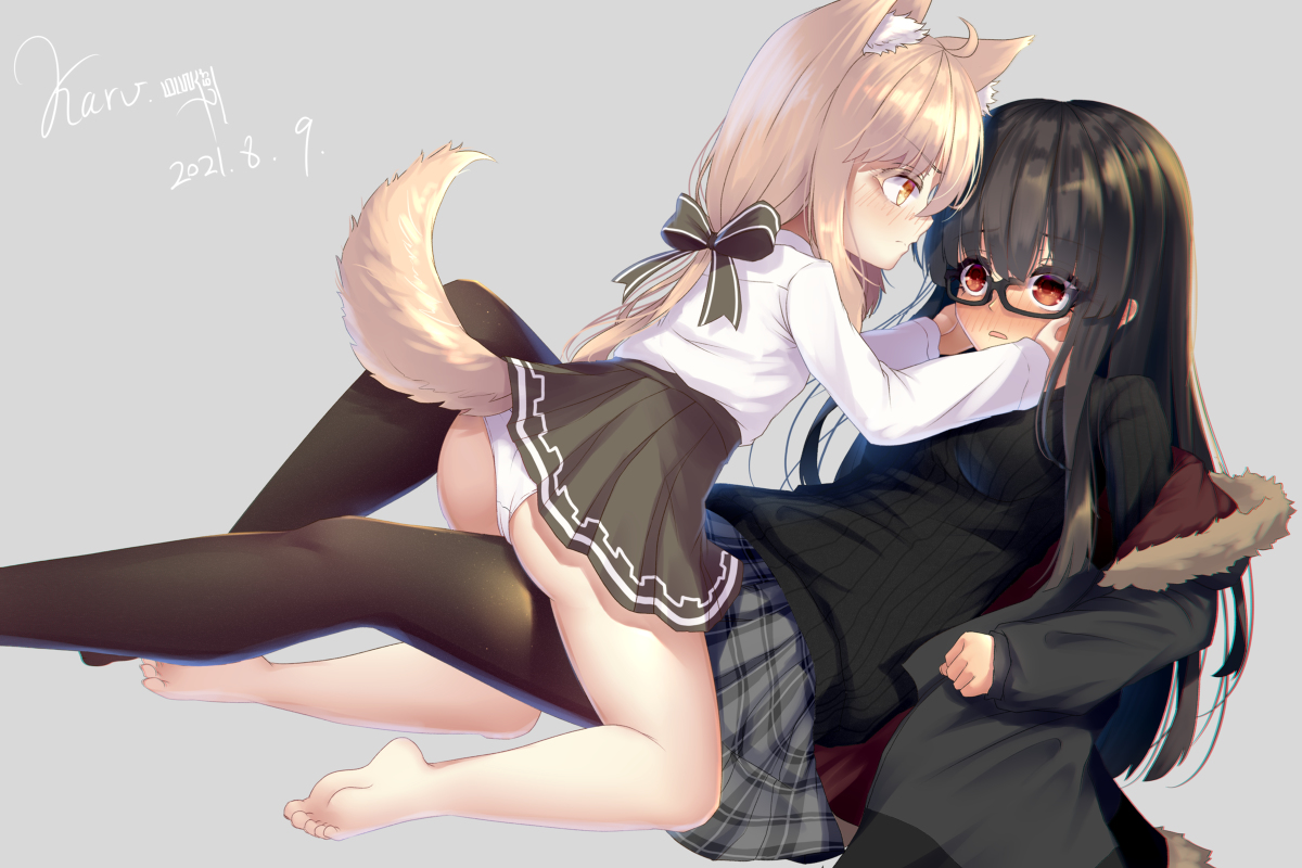This is a pixiv picture whose title is 来点阳间百合 第二部.