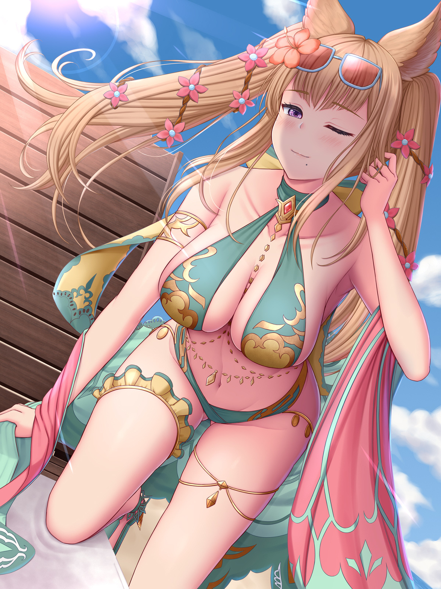 This is a pixiv picture whose title is 水着メーテラさん.