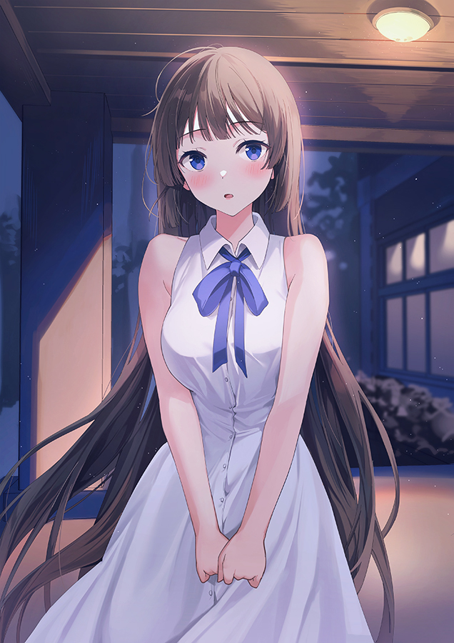 This is a pixiv picture whose title is 剣道部校外合宿3日目、「お待たせ…」.
