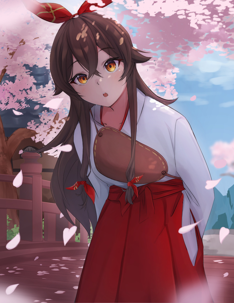 This is a pixiv picture whose title is Amber(Genshin Impact).