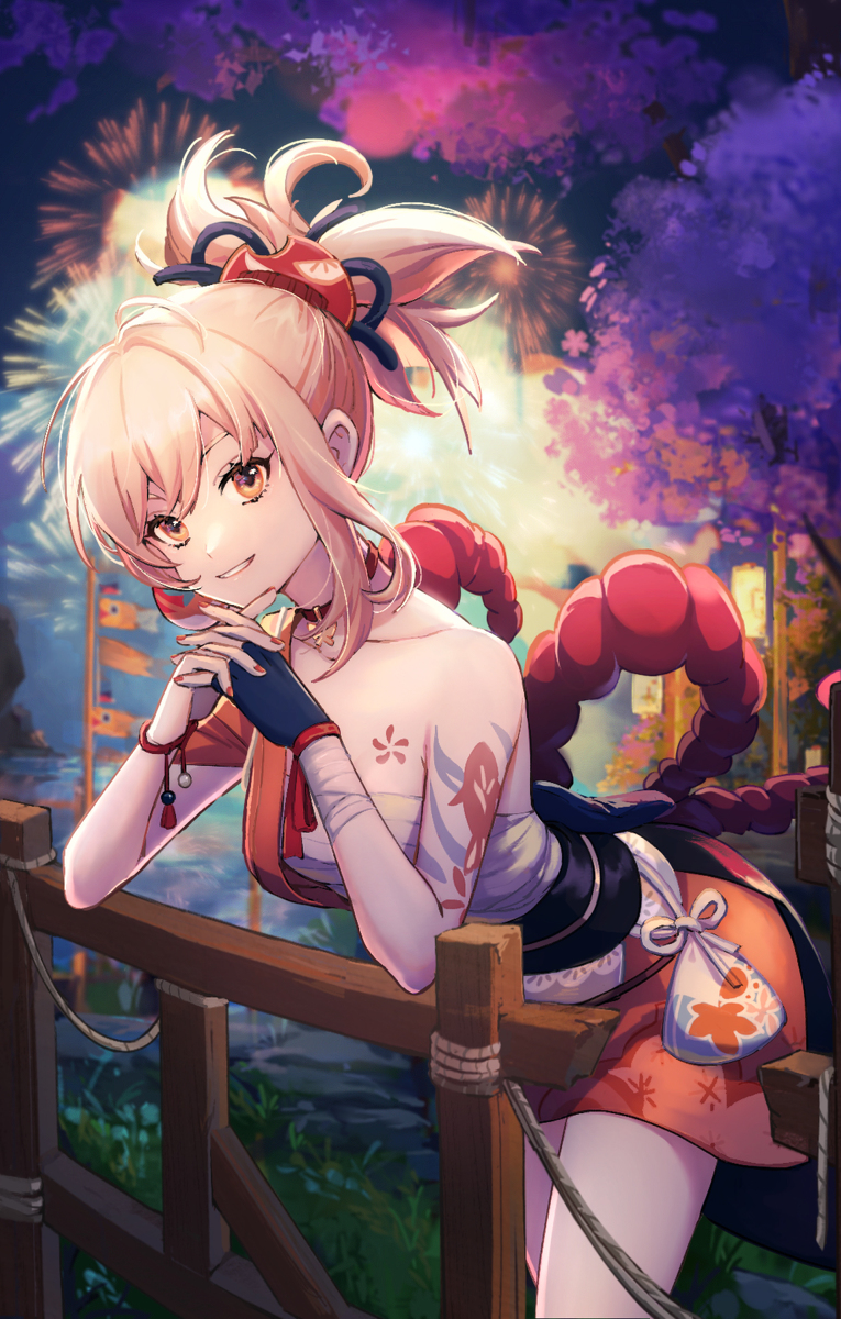 This is a pixiv picture whose title is yuimiya❤️.