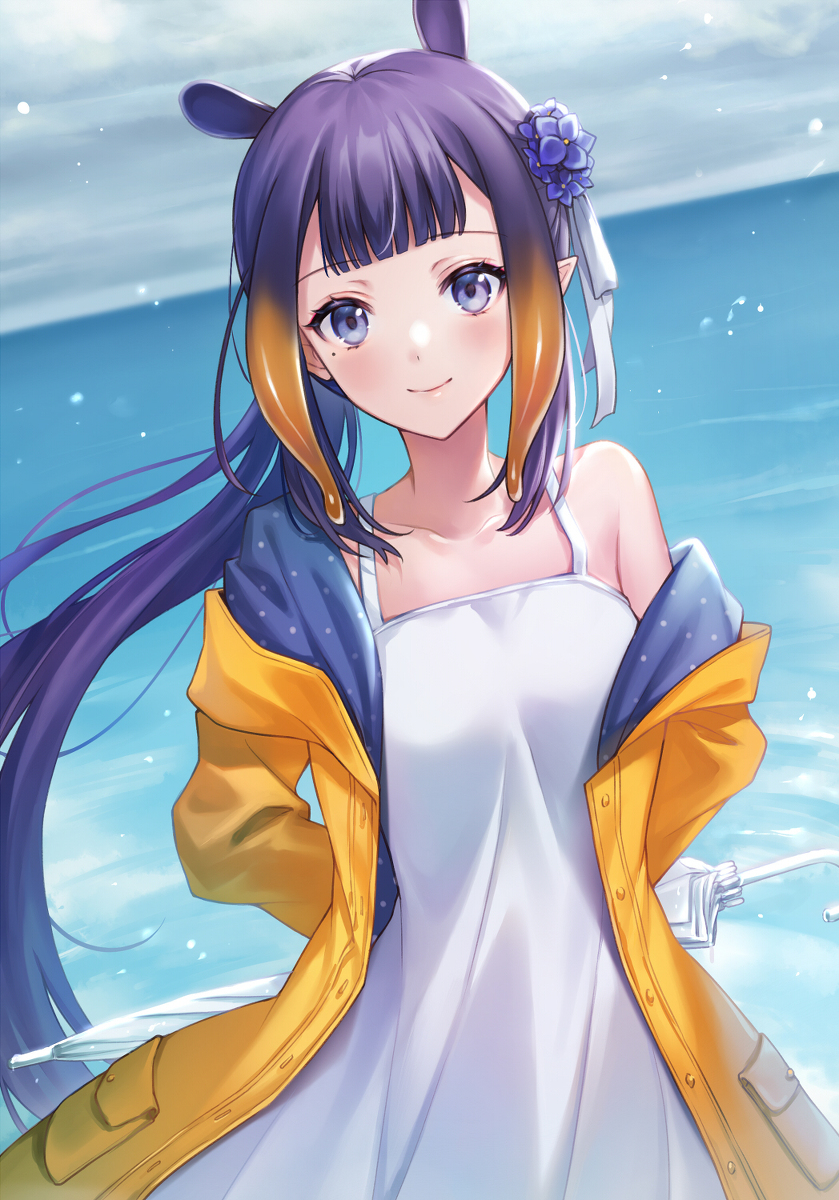 This is a pixiv picture whose title is VIOLET.