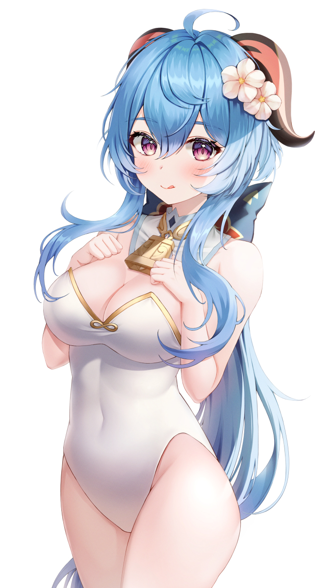 This is a pixiv picture whose title is 甘雨.