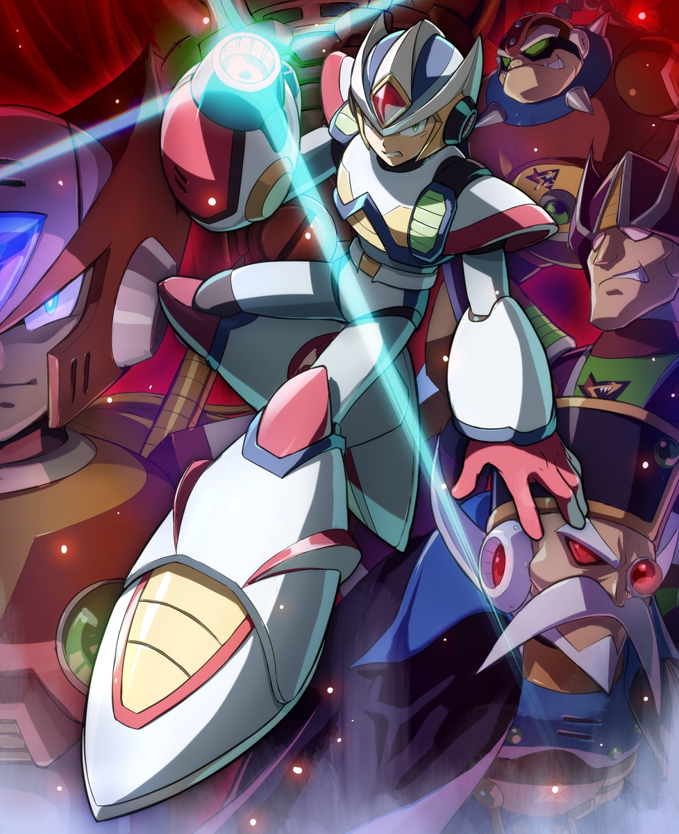This is a pixiv picture whose title is ロックマンX2.