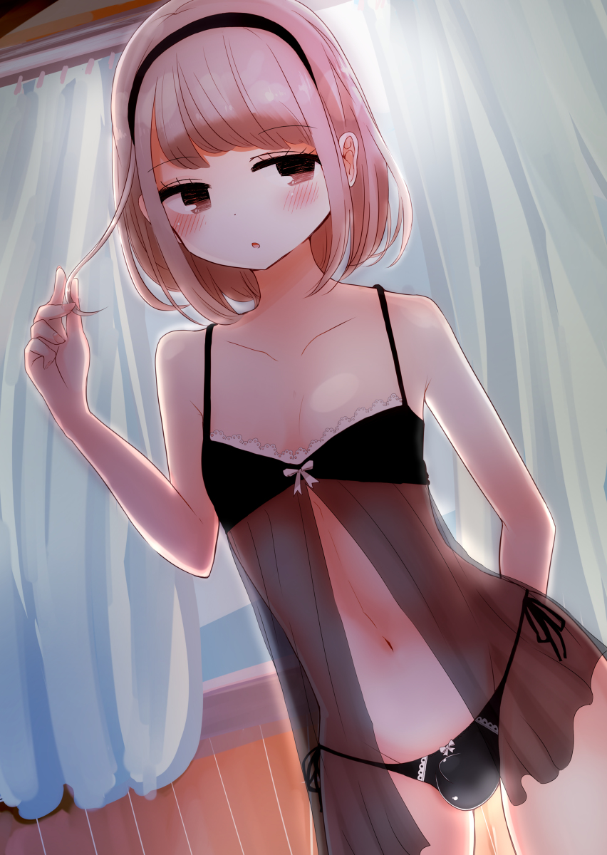 This is a pixiv picture whose title is ランジェリー男の娘.