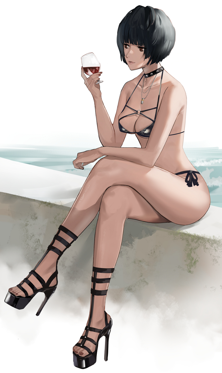 This is a pixiv picture whose title is Summer Tae Takemi.