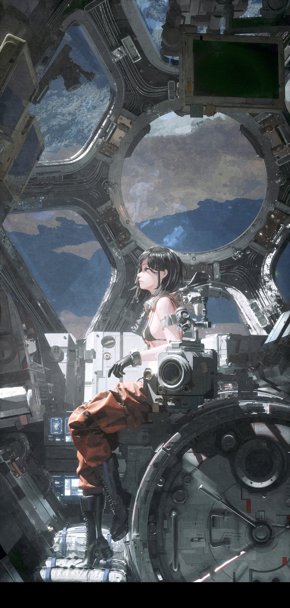 This is a pixiv picture whose title is WINDOW.