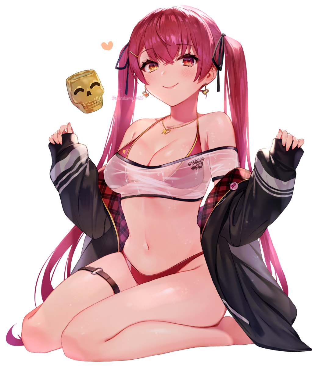 This is a pixiv picture whose title is マリン船長②.
