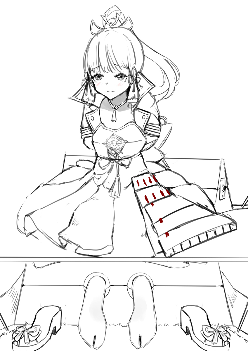 This is a pixiv picture whose title is Ayaka.