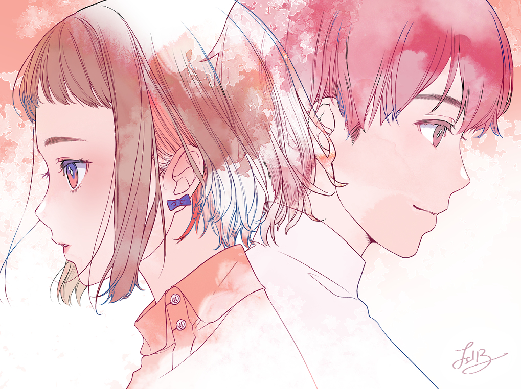 This is a pixiv picture whose title is 会いたくて.