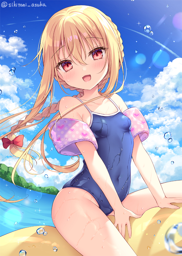 This is a pixiv picture whose title is エンジョイサマー！！.