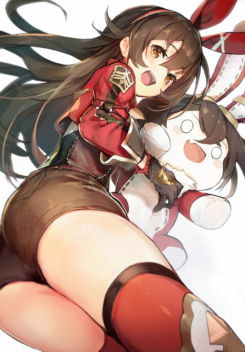 This is a pixiv picture whose title is Genshin†Amber.