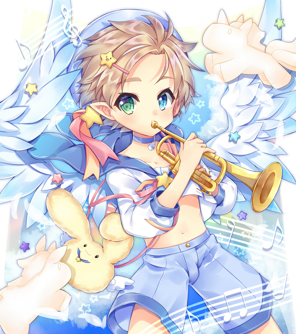 This is a pixiv picture whose title is 🎺 🎺 🎺.