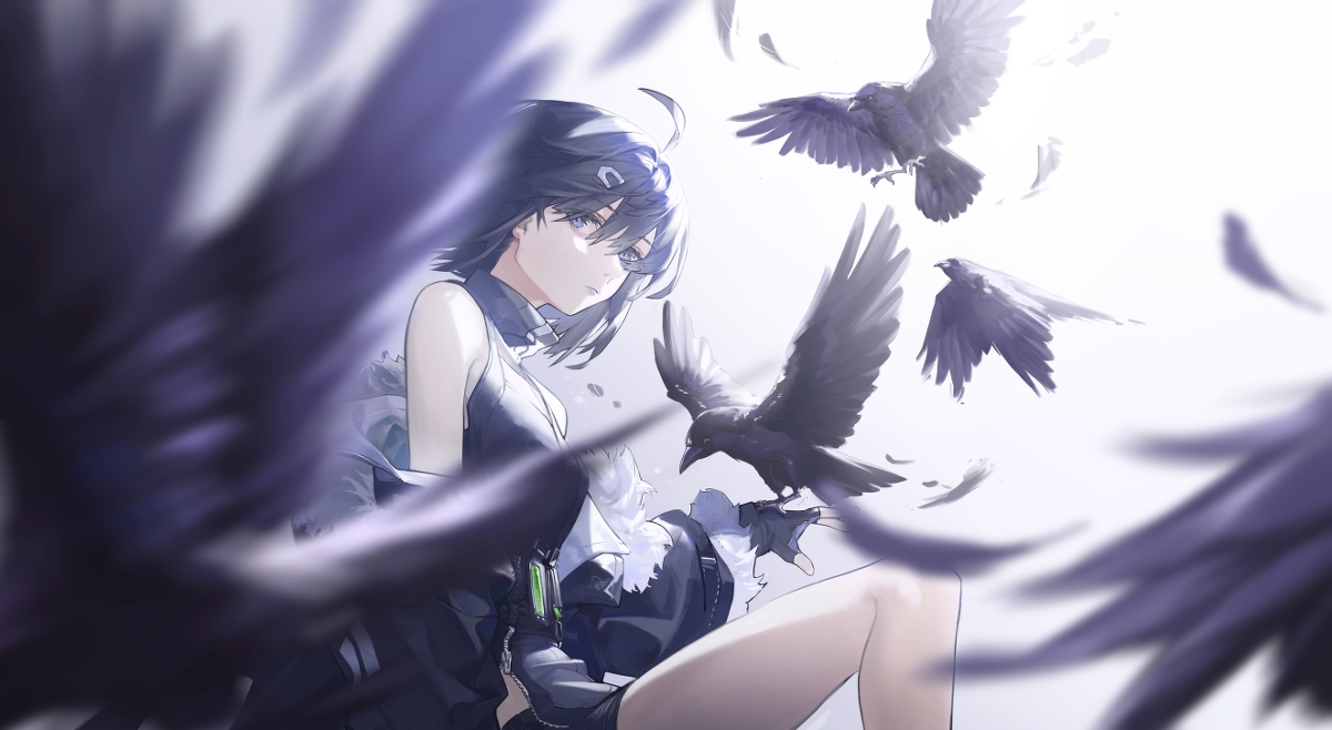 This is a pixiv picture whose title is 羽毛笔.