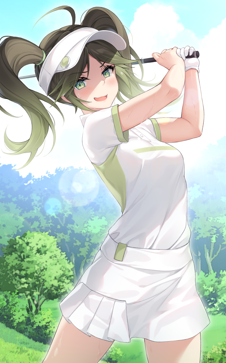 This is a pixiv picture whose title is ニノン (ゴルフ).