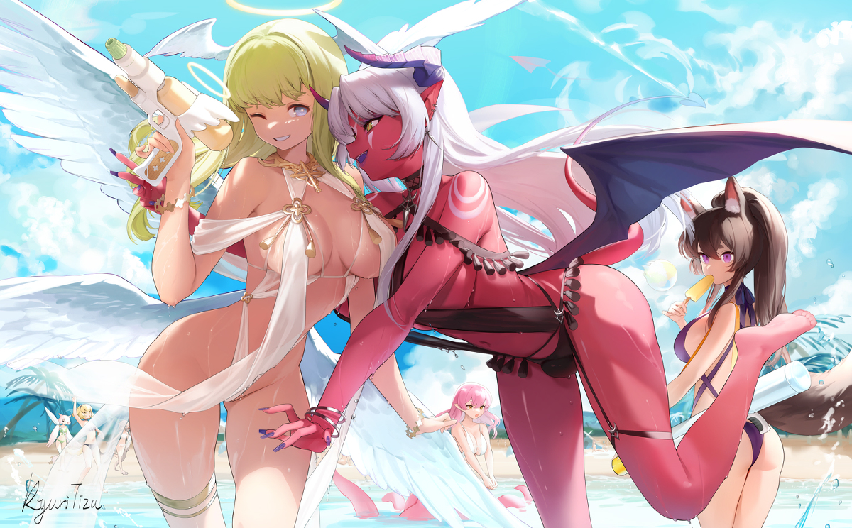 This is a pixiv picture whose title is Summer.