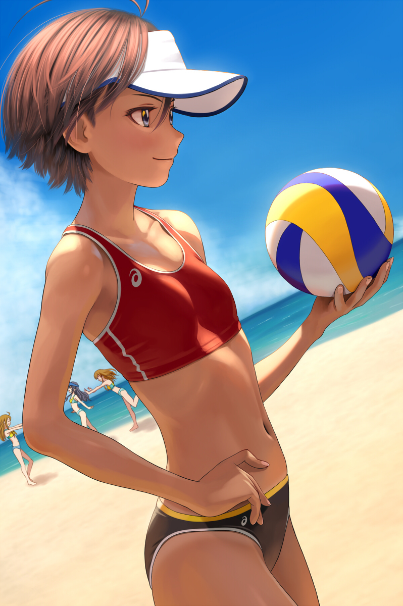 This is a pixiv picture whose title is 健康美ボーイッシュさん（16）.