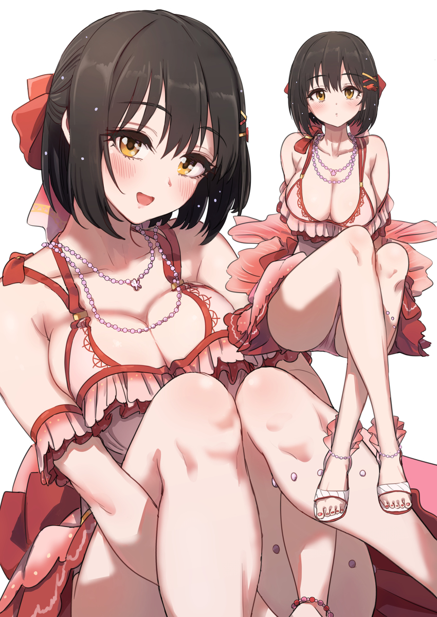 This is a pixiv picture whose title is うたかたマーメイドの茄子さん.