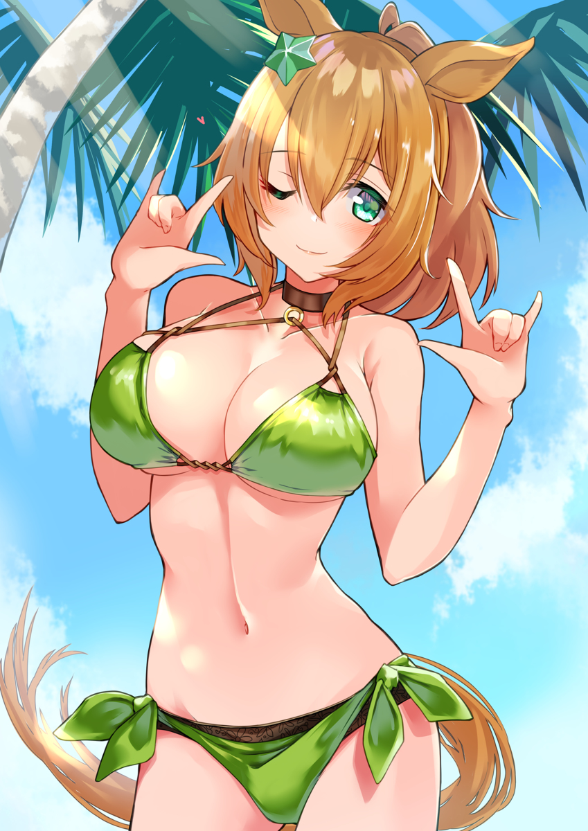 This is a pixiv picture whose title is 水着タイキシャトル.