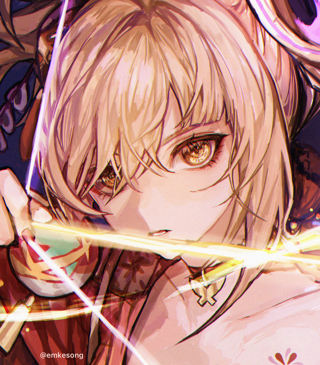 This is a pixiv picture whose title is yoimiya.