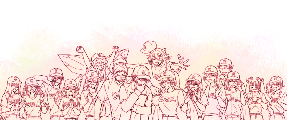 This is a pixiv picture whose title is にじさんじ甲子園⚾.