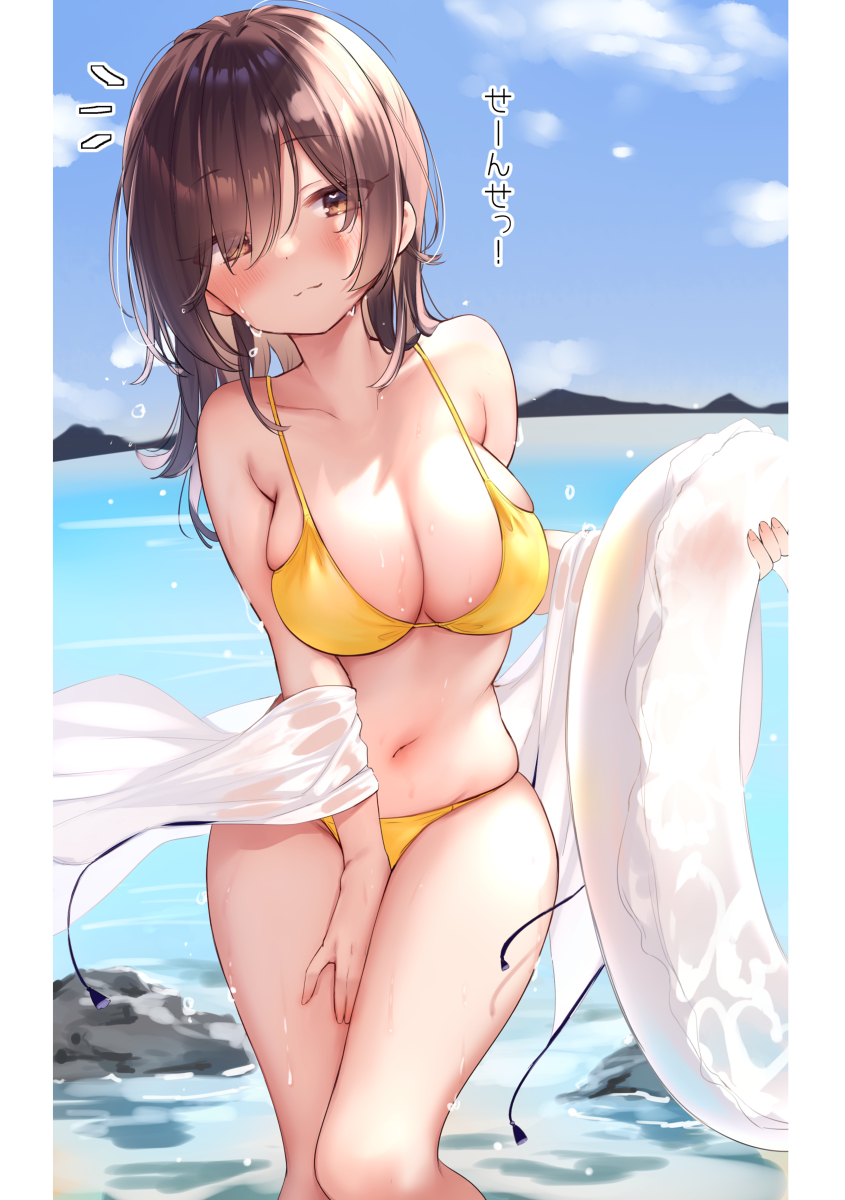This is a pixiv picture whose title is 田舎の先生は休みに何処行っても生徒に遭遇する。.