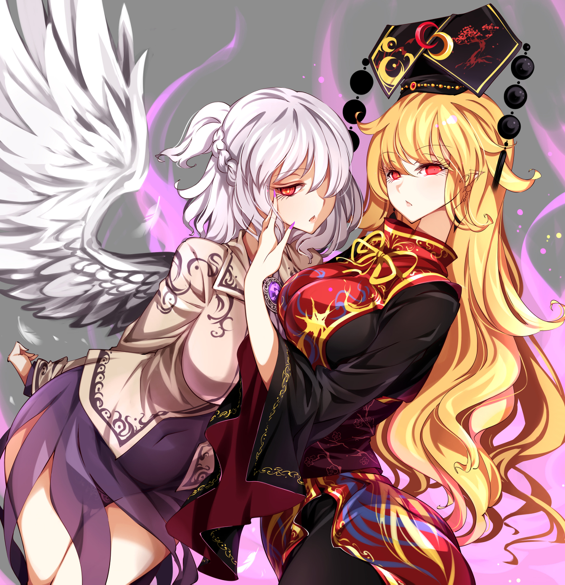 This is a pixiv picture whose title is 紺珠伝六周年記念(●´∀`●).