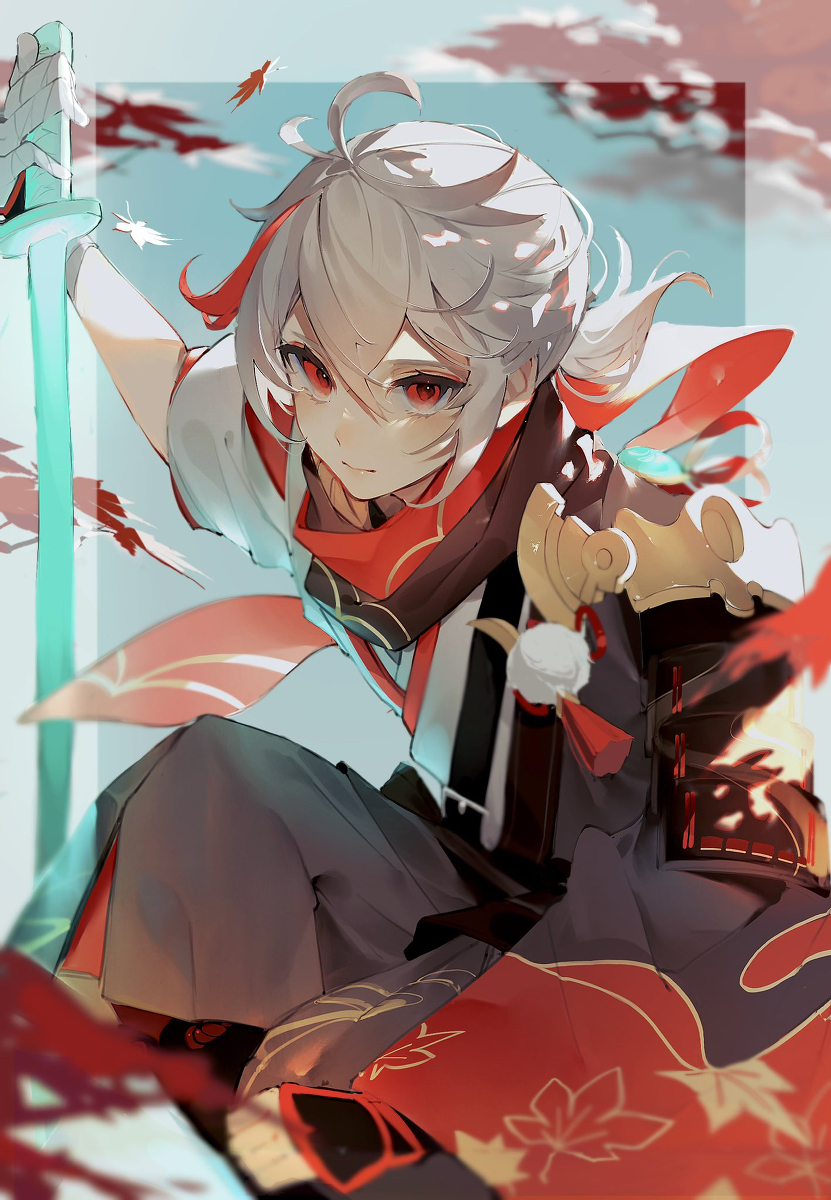 This is a pixiv picture whose title is 🍁.