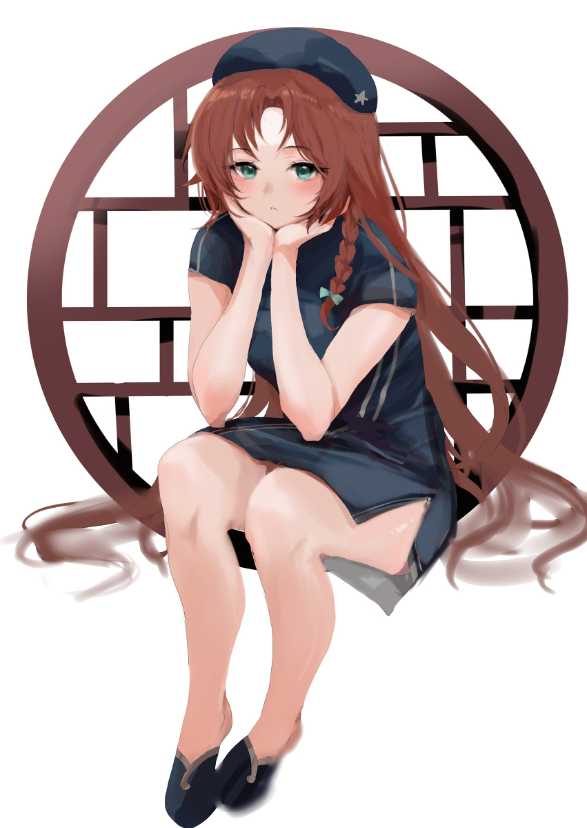 This is a pixiv picture whose title is 紅美鈴.