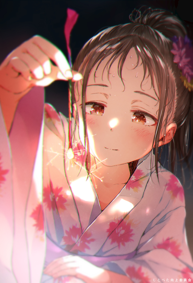 This is a pixiv picture whose title is 小さな花火大会。.