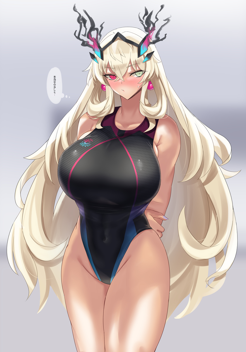 This is a pixiv picture whose title is バゲ子.