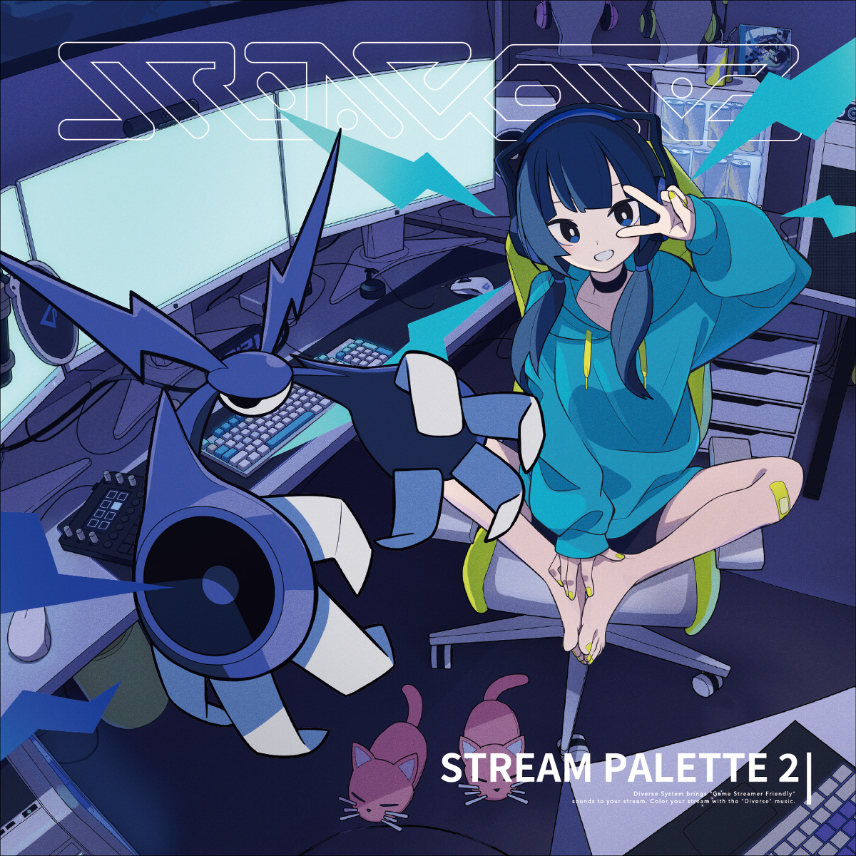 This is a pixiv picture whose title is DiverseSystem「StreamPalette2」.