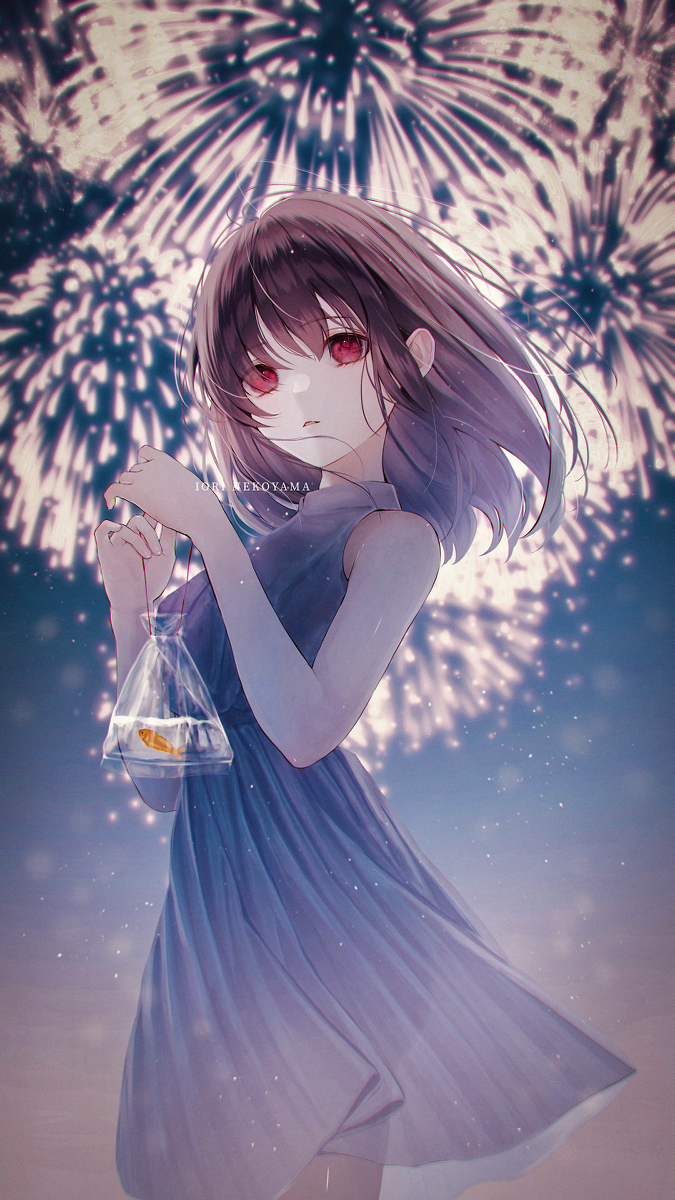 This is a pixiv picture whose title is 🎆🎇.