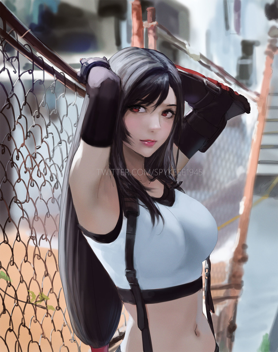 This is a pixiv picture whose title is TIFA LOCKHART.