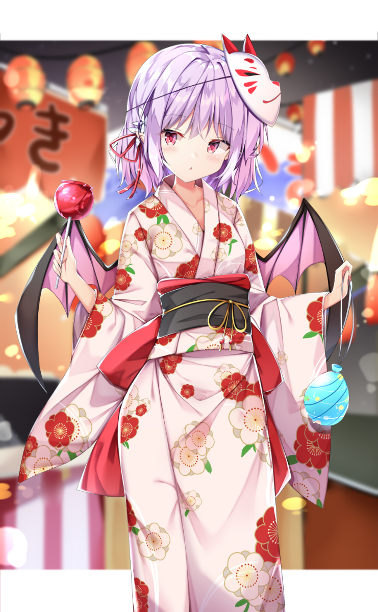 This is a pixiv picture whose title is 浴衣レミリアちゃん.