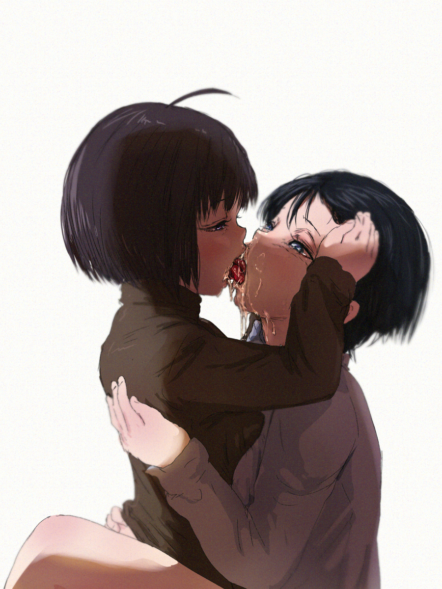 This is a pixiv picture whose title is まき×6百合.