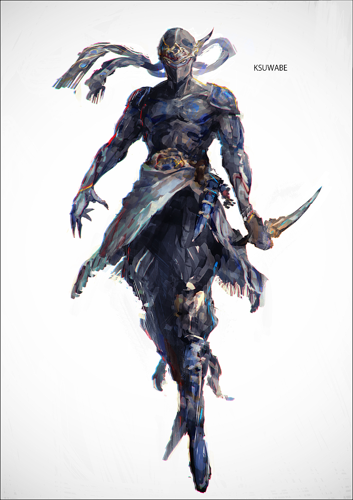 This is a pixiv picture whose title is シャドウ（FF6）.