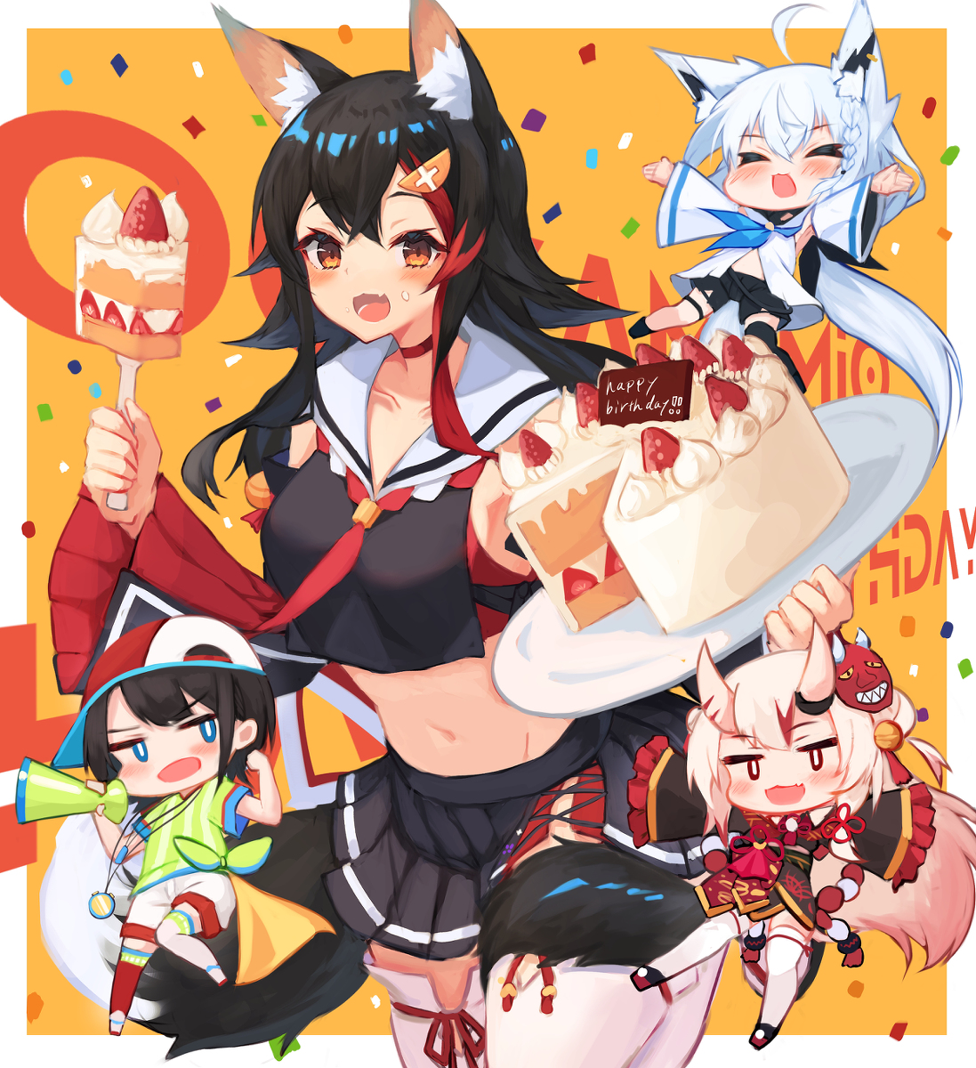 This is a pixiv picture whose title is Happybirthday!!!.