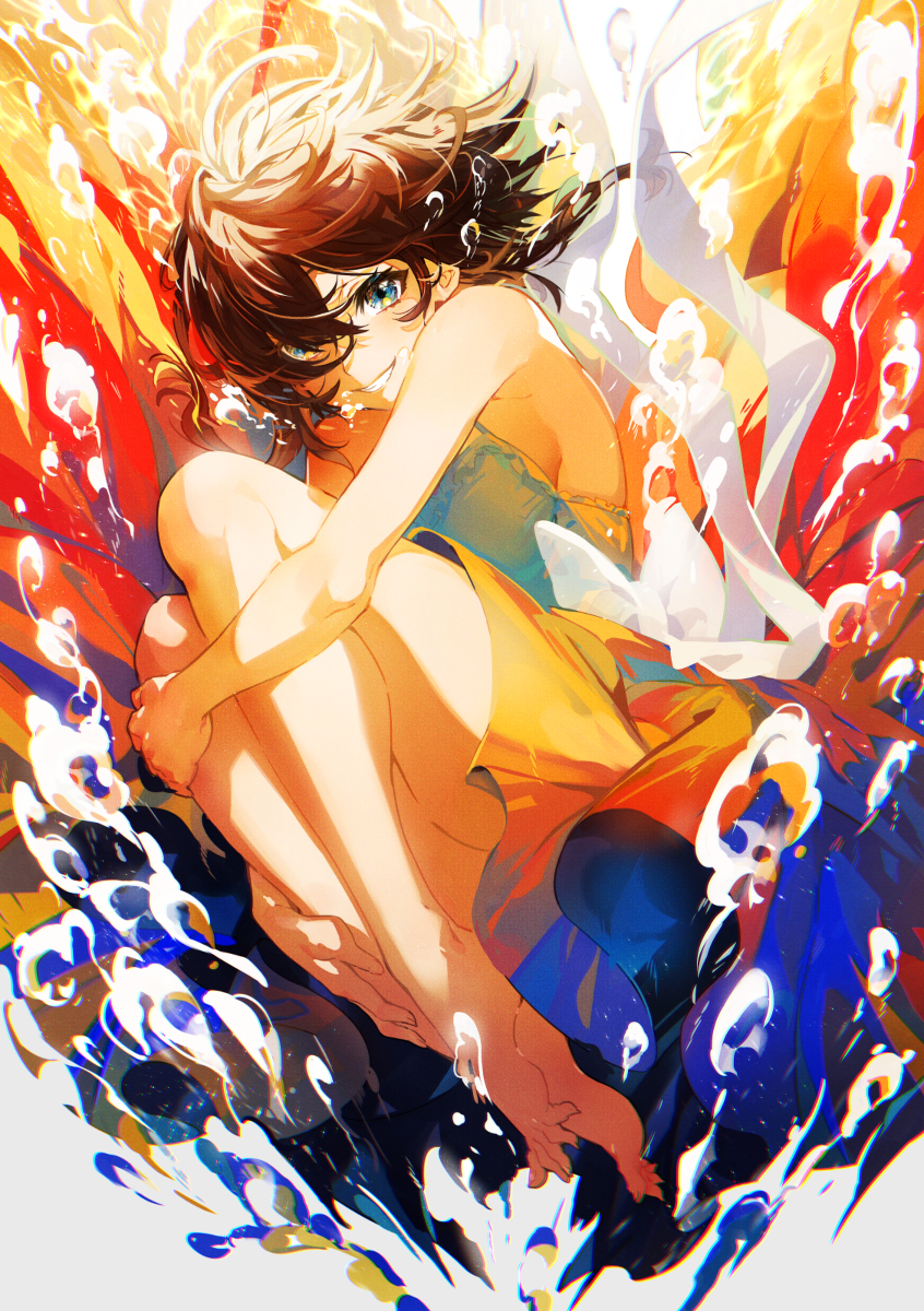 This is a pixiv picture whose title is SUNSET.