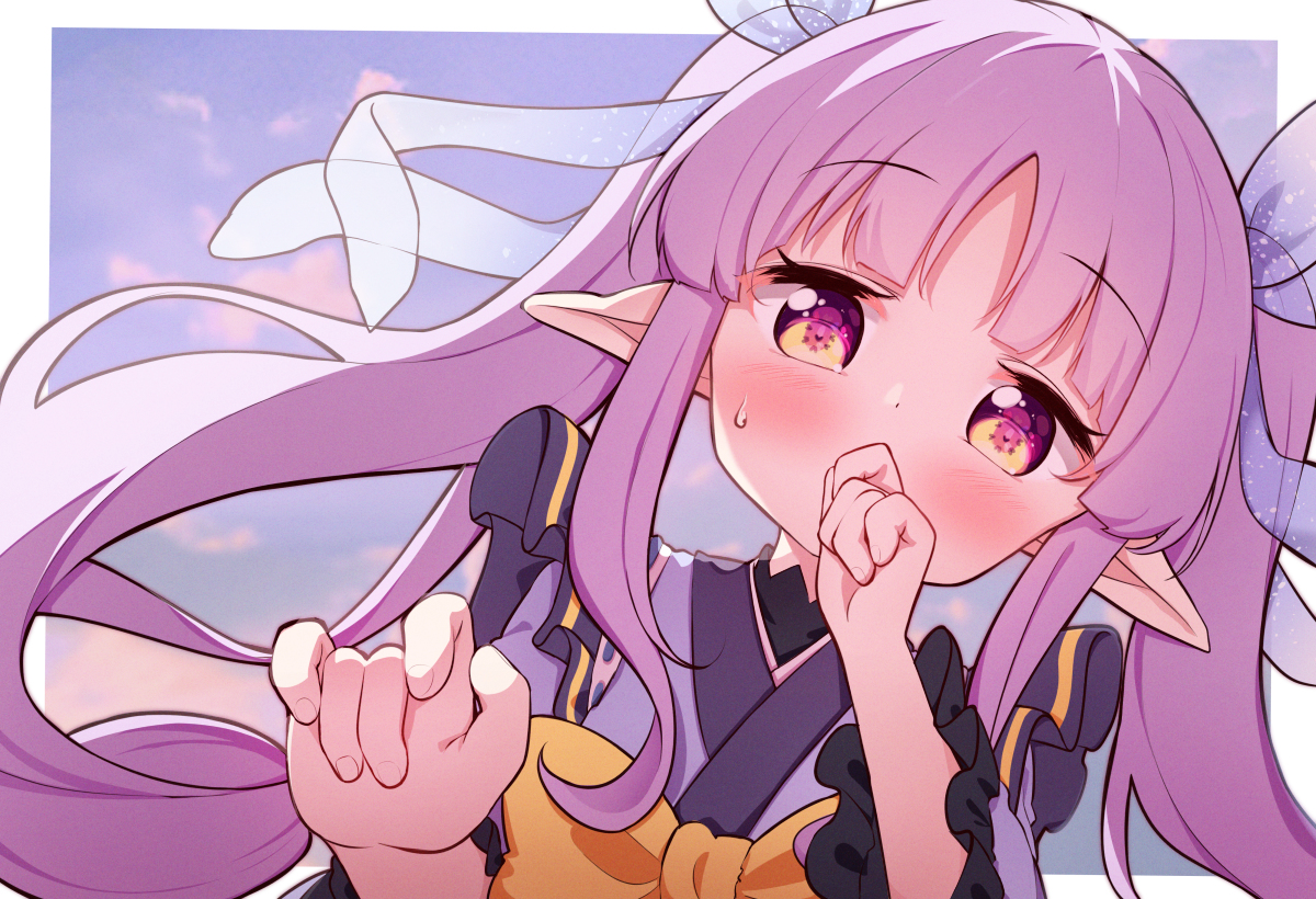This is a pixiv picture whose title is 😳.