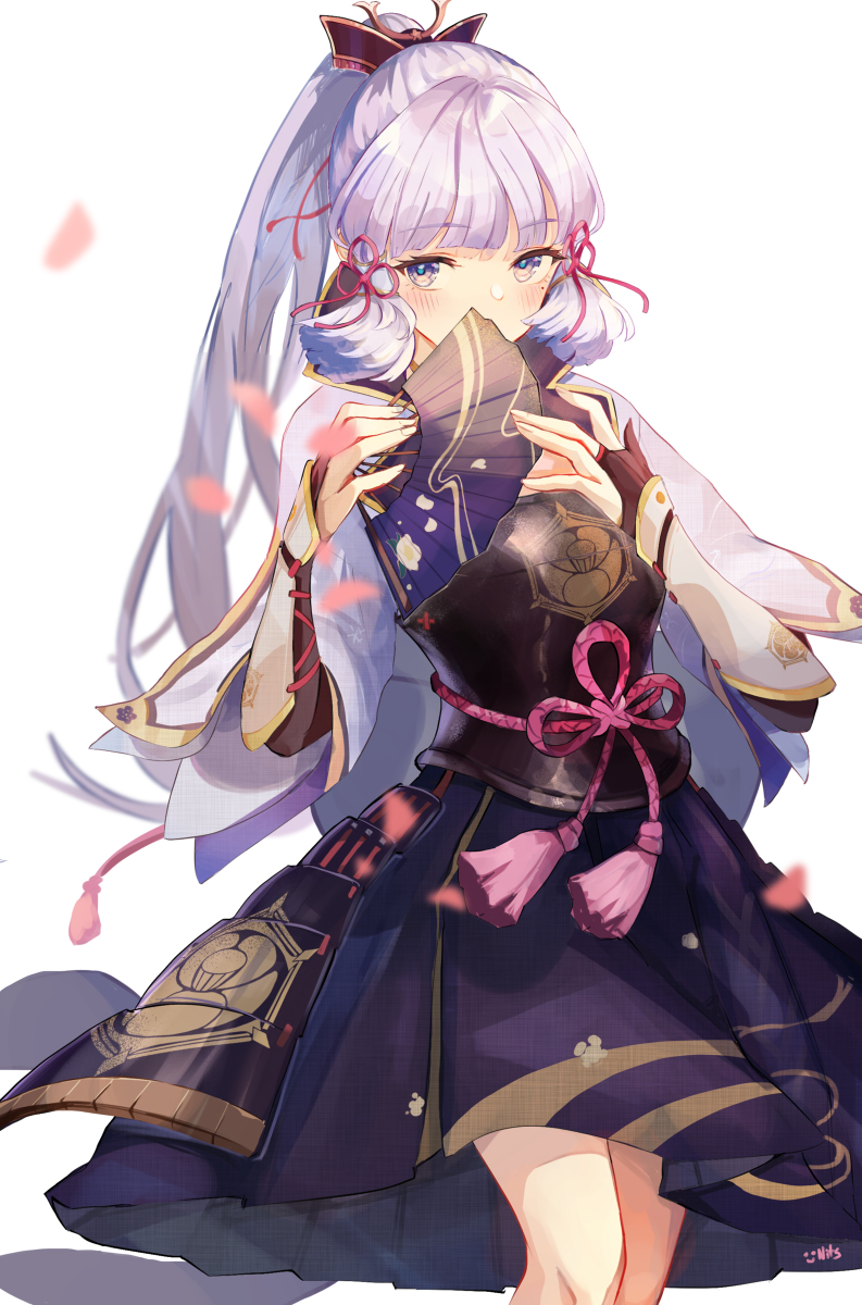 This is a pixiv picture whose title is 神里綾華.