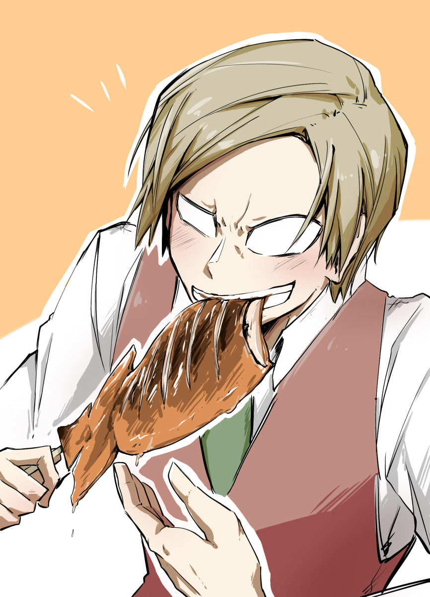 This is a pixiv picture whose title is イカ焼き.