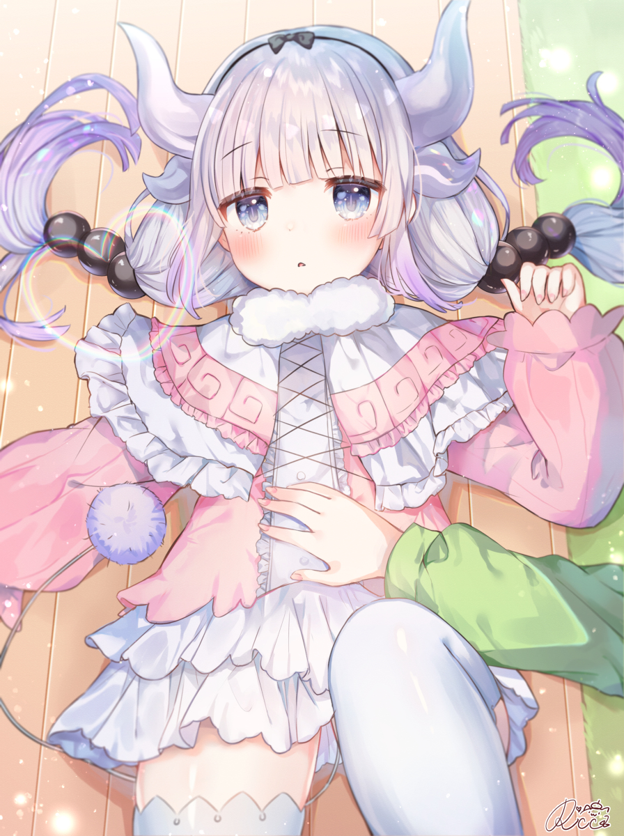 This is a pixiv picture whose title is お腹なでなでカンナ.