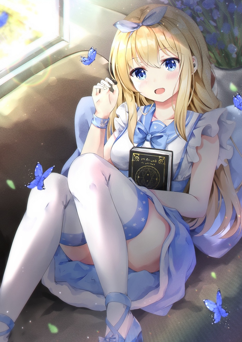 This is a pixiv picture whose title is Alice.