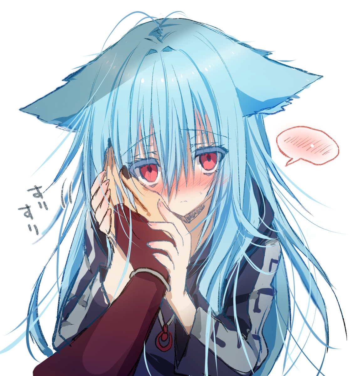 This is a pixiv picture whose title is めちゃくちゃ寂しがり屋のケモミミラファエル様。.