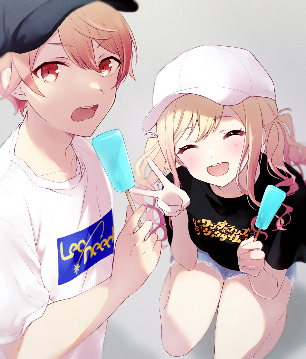 This is a pixiv picture whose title is 天馬と東雲とまふゆ.