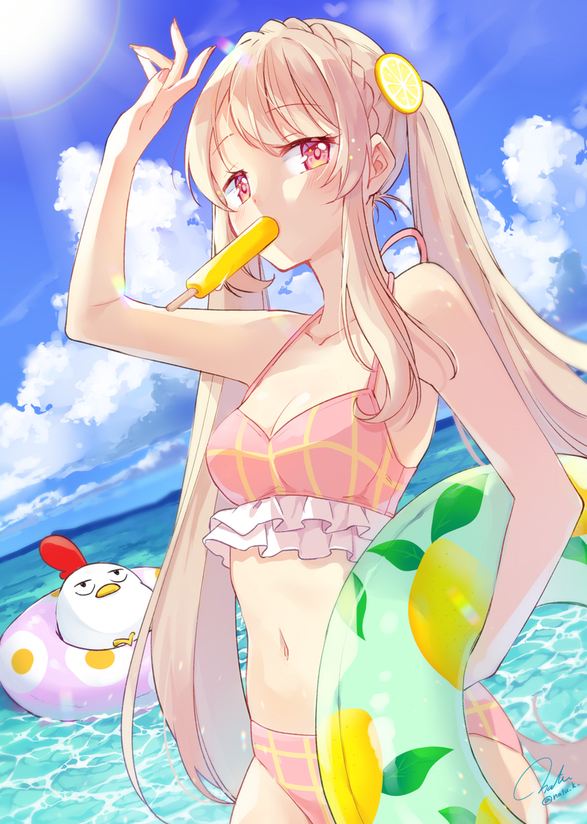 This is a pixiv picture whose title is 夏.